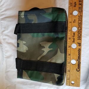 Camo Insulated Lunch Cooler bag, Green, black and brown